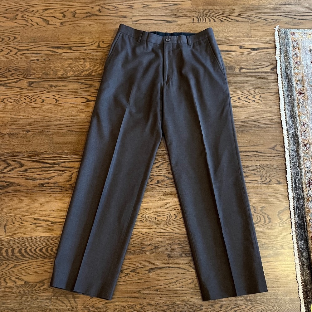 Men's Claiborne Flat-Front Straight Leg Dress Pants